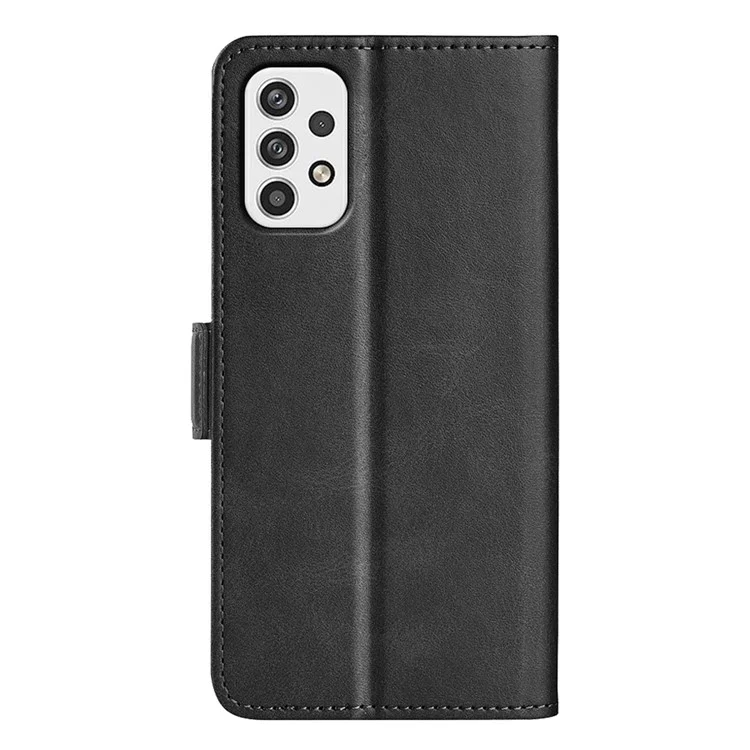 Pour Samsung Galaxy A23 4G (165,4 x 76,9 x 8,4 Mm) Texturant PU Cuir pu Téléle - le Noir