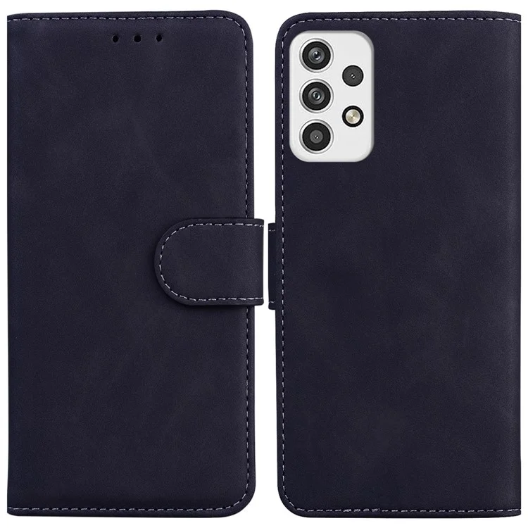 Pour Samsung Galaxy A23 4G / 5G (Version mondiale) Folding Stand PU Leather Business Cover Wallet Design Anti-Scratch Full Protective Phone Case - Vert