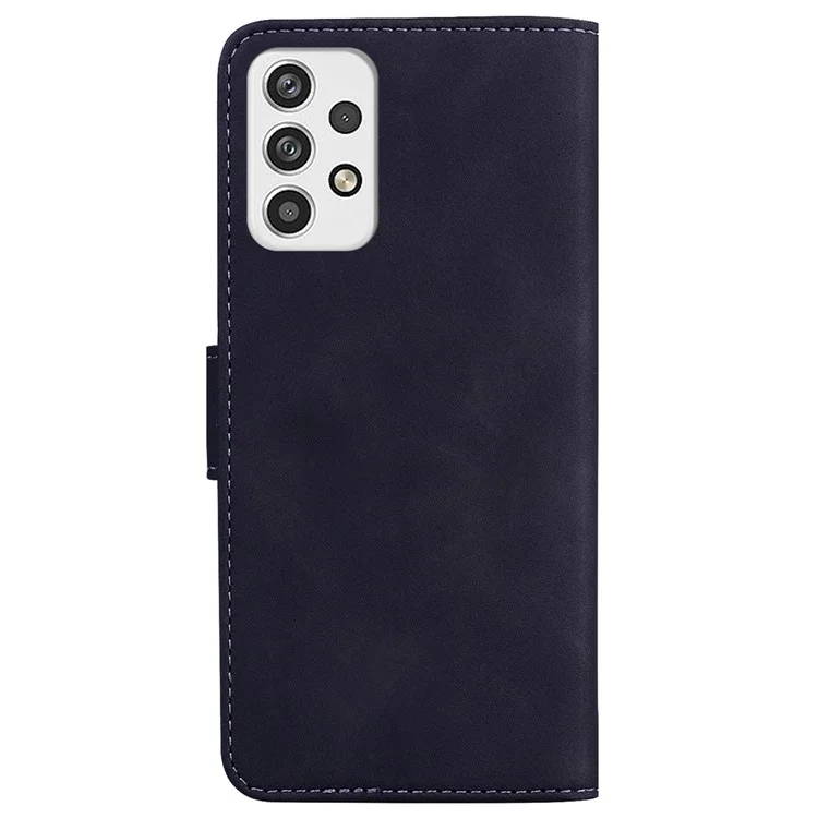 Pour Samsung Galaxy A23 4G / 5G (Version mondiale) Folding Stand PU Leather Business Cover Wallet Design Anti-Scratch Full Protective Phone Case - Vert