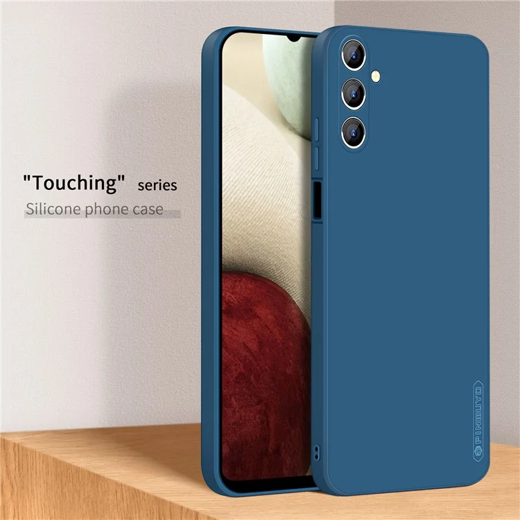 PINWUYO Precise Cutout Case for Samsung Galaxy A13 5G / A04s 4G (164.7mm) Soft TPU Anti-Scratch Protective Cover - Blue