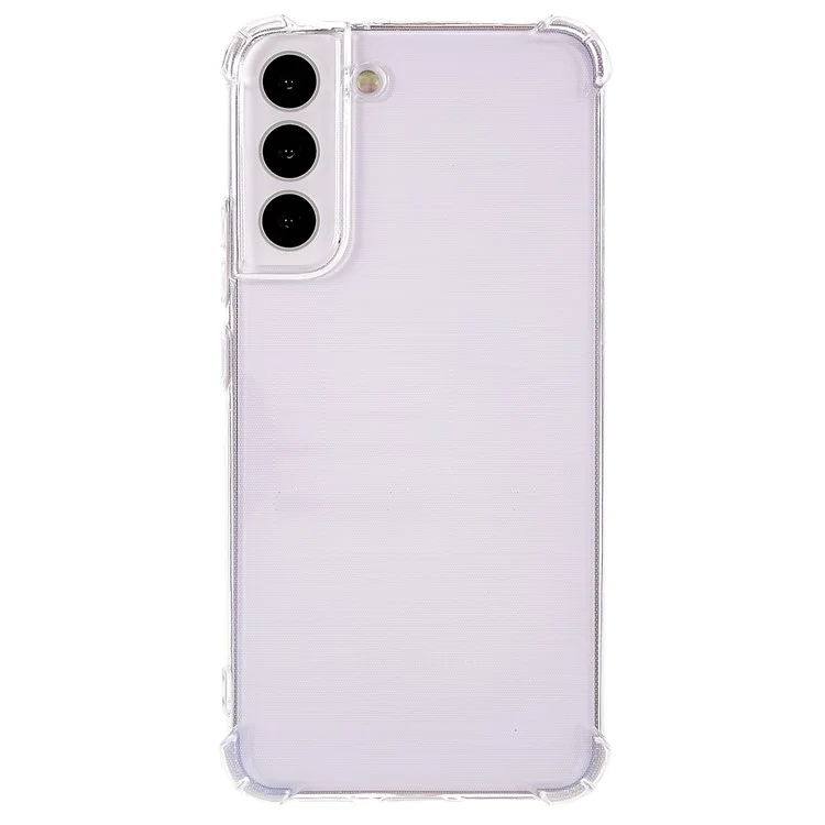 Transparent Case for Samsung Galaxy S22+ 5G, Soft TPU Reinforced Corners Shock Absorption Protective Cover