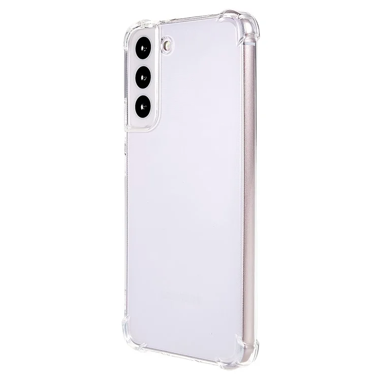 Transparent Case for Samsung Galaxy S22+ 5G, Soft TPU Reinforced Corners Shock Absorption Protective Cover