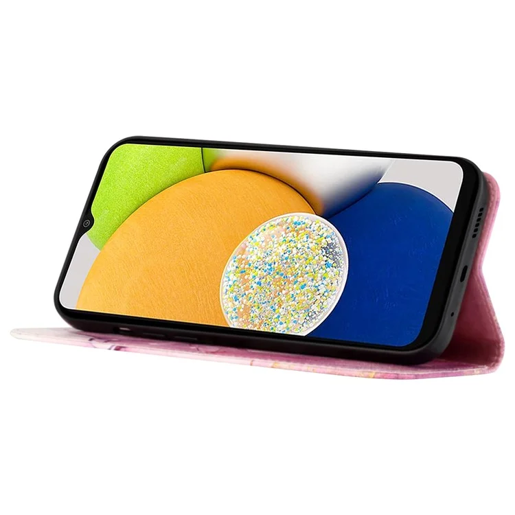 Série de Estampagem em Couro com Padrão YB para Samsung Galaxy S20 FE 2022/S20 FE 4G/S20 FE 5G/S20 Lite/S20 Fan Edition/S20 Fan Edition 5G - Capa Carteira de Celular com Suporte - Rosa, Roxo, Dourado LS001