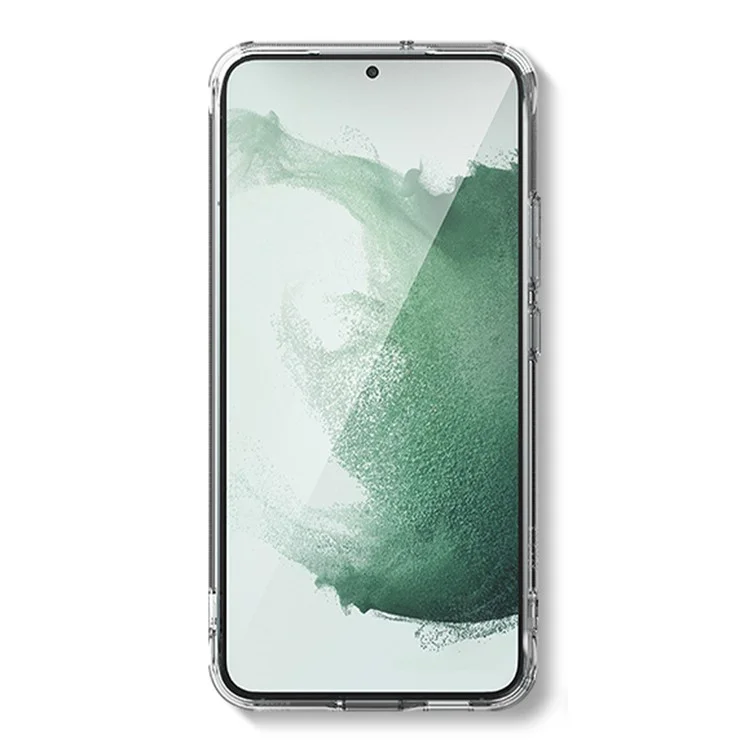 Crystal Magnetic Phone Case for Samsung Galaxy S22+ 5G Flexible TPU Phone Protector Shockproof Slim Cover