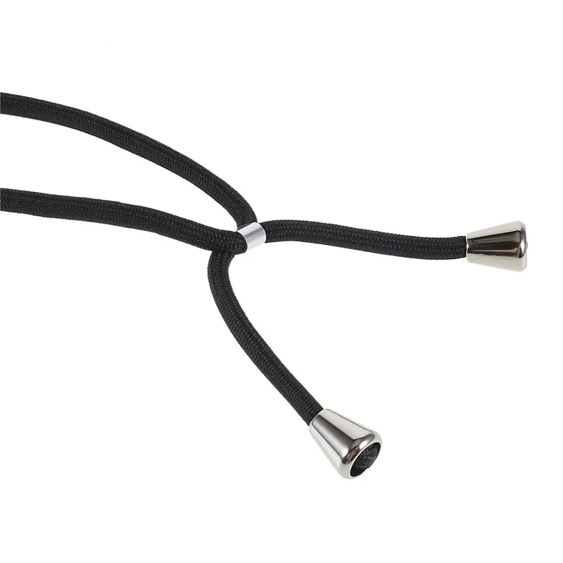 For Samsung Galaxy S22 5G Frosted Surface TPU Phone Cover All-Round Protection Flexible Case with Adjustable Thin Strap - Black