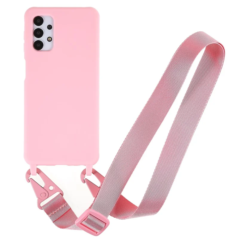 Coque de téléphone mat satiné tactile soyeux pour Samsung Galaxy A13 5G / A04s 4G (164,7 mm), résistante aux rayures, housse arrière souple en TPU - Rose