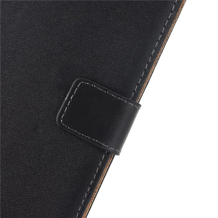 Для Samsung Galaxy S21 FE 5G Genuine Leather + TPU All-round Protection Phone Case with Wallet Stand