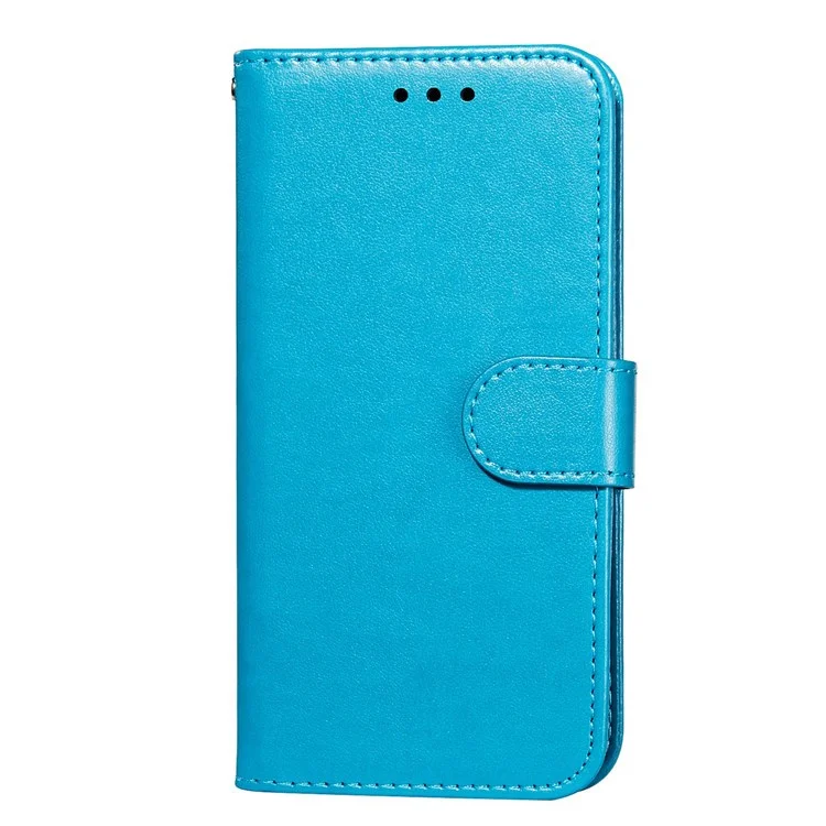 Per Samsung Galaxy A23 4G / 5G (Versione Globale) Custodia in Pelle PU Opaca Chiusura Magnetica Protezione Completa Flip Stand Wallet Case - Blu