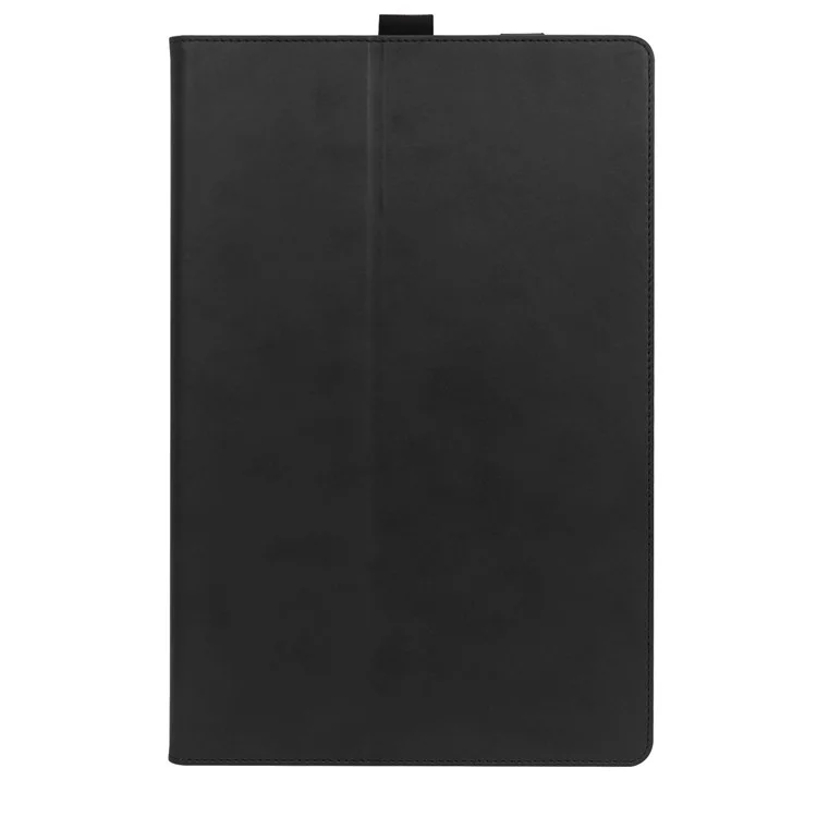 For Samsung Galaxy Tab S8 Ultra Business Style PU Leather Tablet Case Stand Card Holder Protective Cover with Auto Wake/Sleep - Black