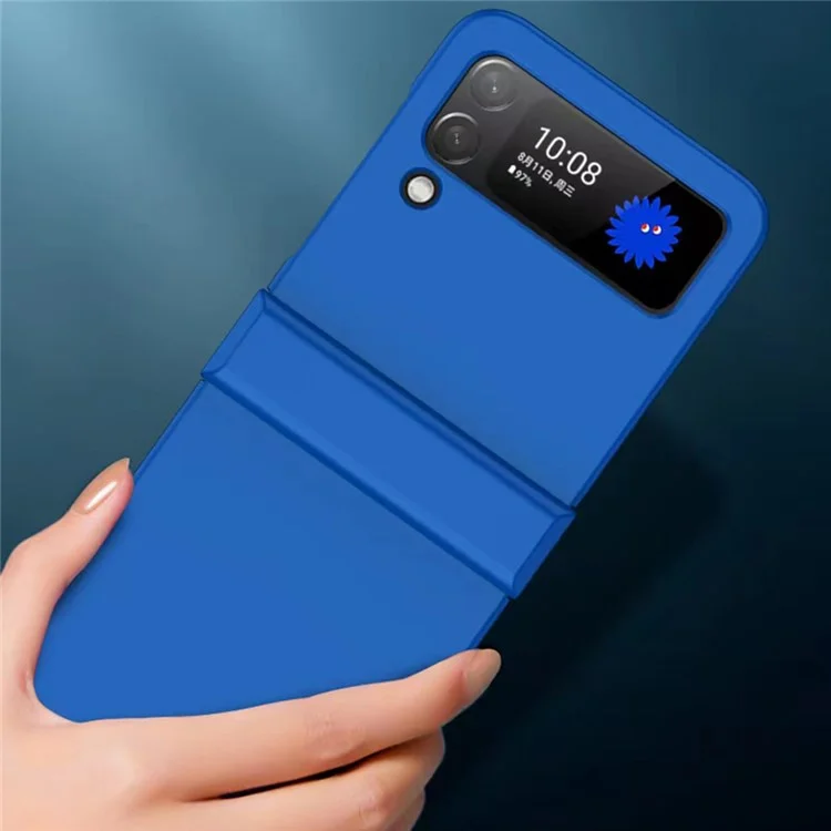 Pour Samsung Galaxy Z Flip3 5G Hinge Design Hard PC Phone Téléphone Anti-drop Pliage Protective Cover - Jaune