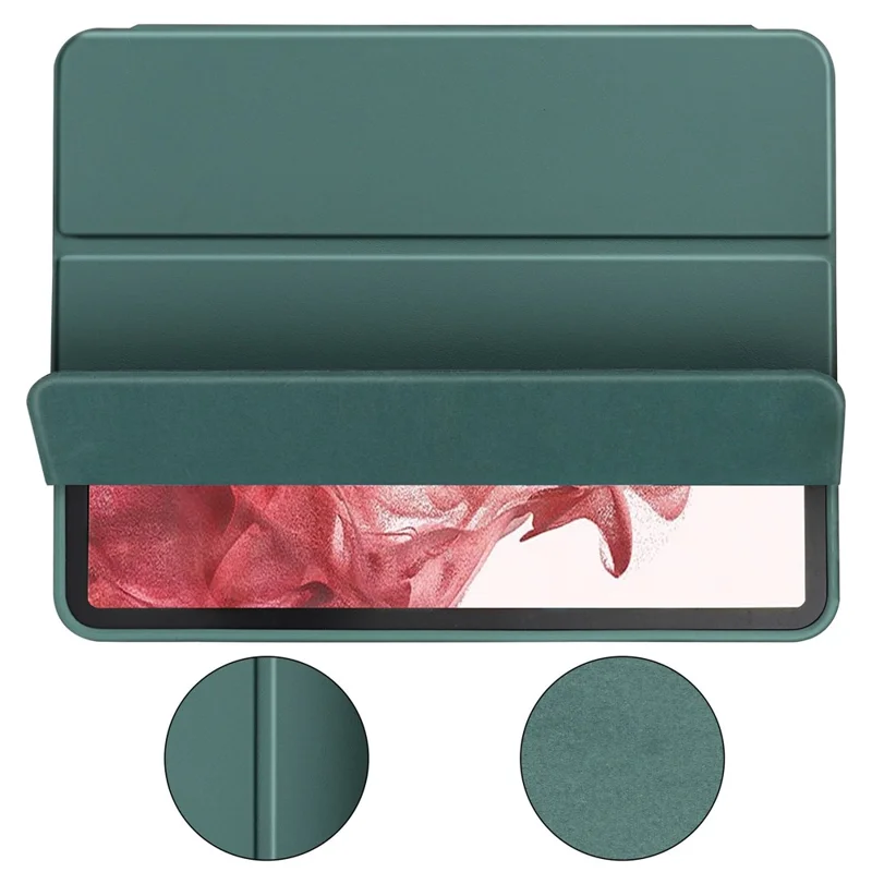 For Samsung Galaxy Tab S8 Shockproof Case Cover 360-degree Protection Tablet Case with Stand/Pencil Slot Support Auto Wake/Sleep - Rose