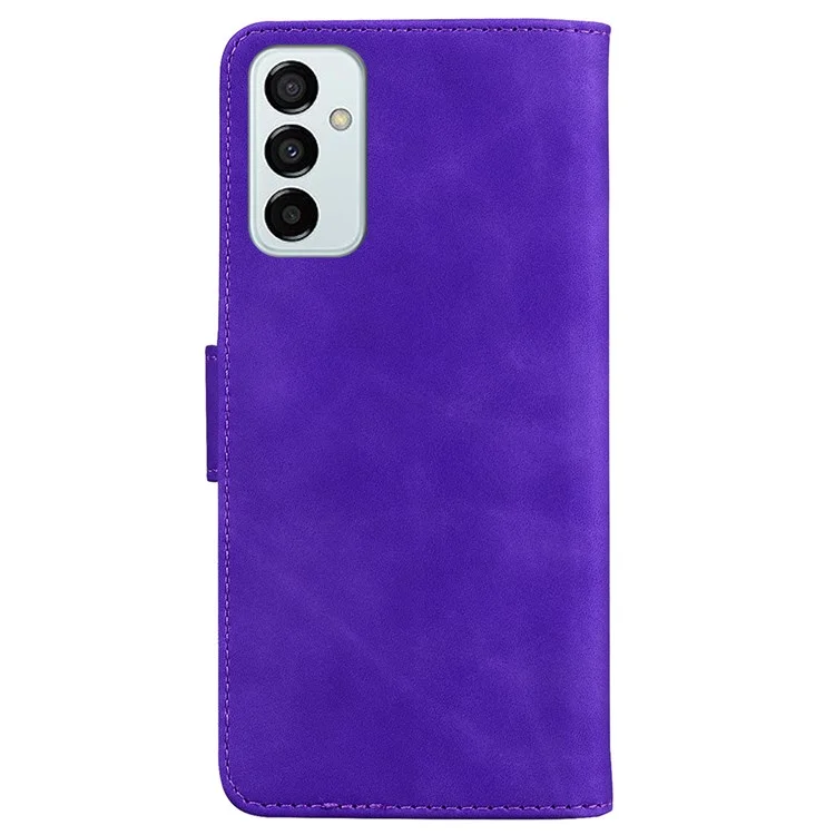Per Samsung Galaxy M23 5G/F23 5G Stampa a farfalla a motivo Custodia a portafoglio con supporto Piegatura PU Leather Magnetic Protect Flip Cover - Viola