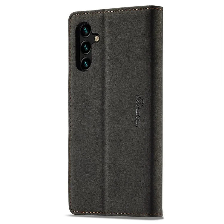 Forwenw Serie F1 Per Samsung Galaxy A13 5G PU Flip Case Flip Case Worthing Visualizzazione Accessori Per Telefoni Cellulari Cover- Nero