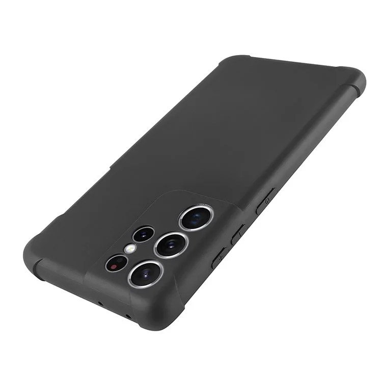 Para Samsung Galaxy S21 Ultra 5G Anti-impressão digital Matte Soft TPU Cell Phone Case Cover com Suporte para Caneta