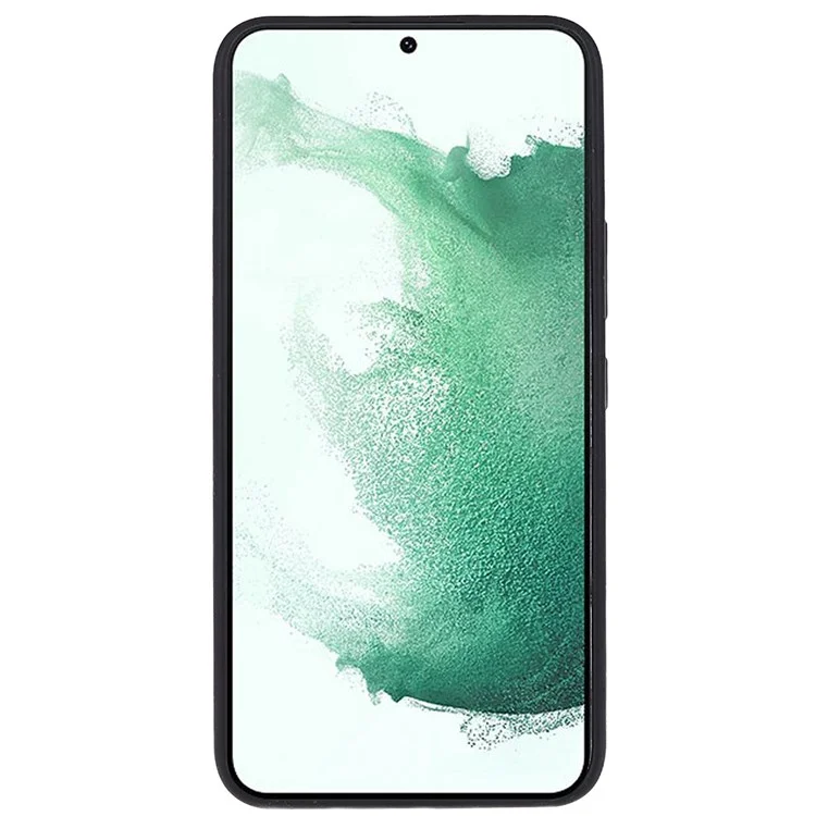 Para Samsung Galaxy S22 + 5G Anti-scratch Phone Case Premium Solid State Silicone Teléfono Móvil Protector - Negro