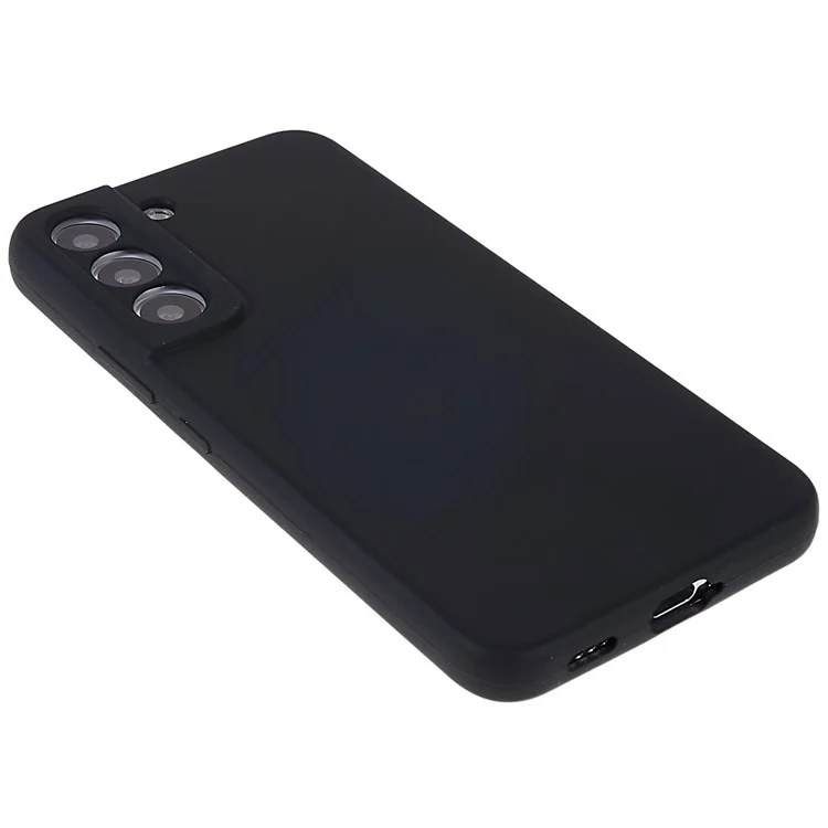 Para Samsung Galaxy S22 + 5G Anti-scratch Phone Case Premium Solid State Silicone Teléfono Móvil Protector - Negro