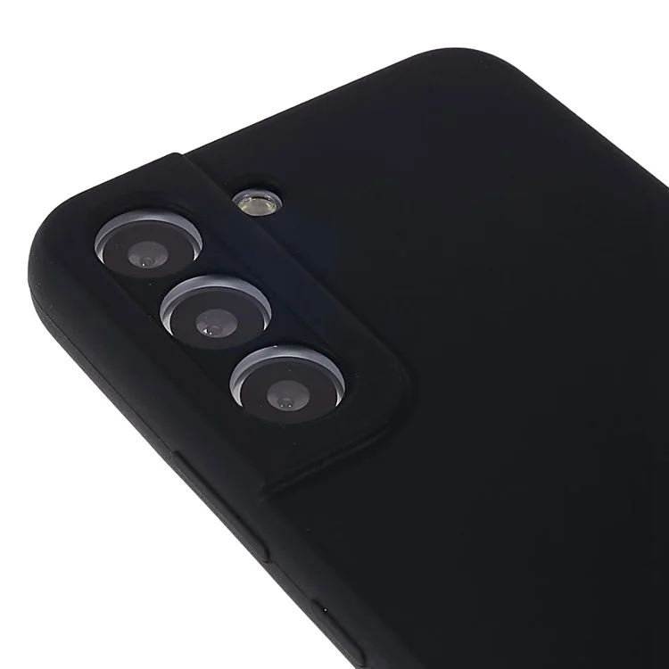 Para Samsung Galaxy S22 + 5G Anti-scratch Phone Case Premium Solid State Silicone Teléfono Móvil Protector - Negro