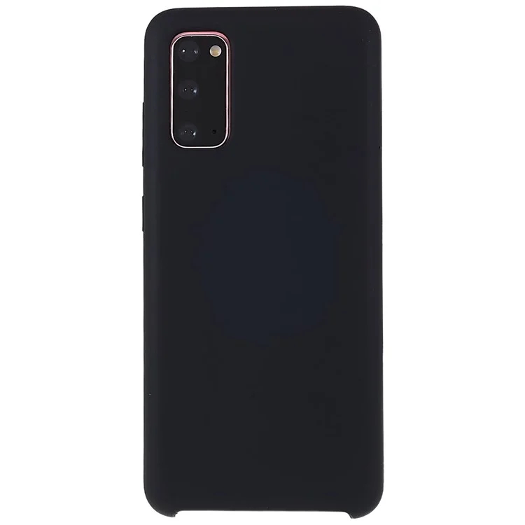 Per Samsung Galaxy S20 5G/4G Custodia Per Telefono Silicone a Stato Solido Premium Protettore Telefonico Cellulare - Nero