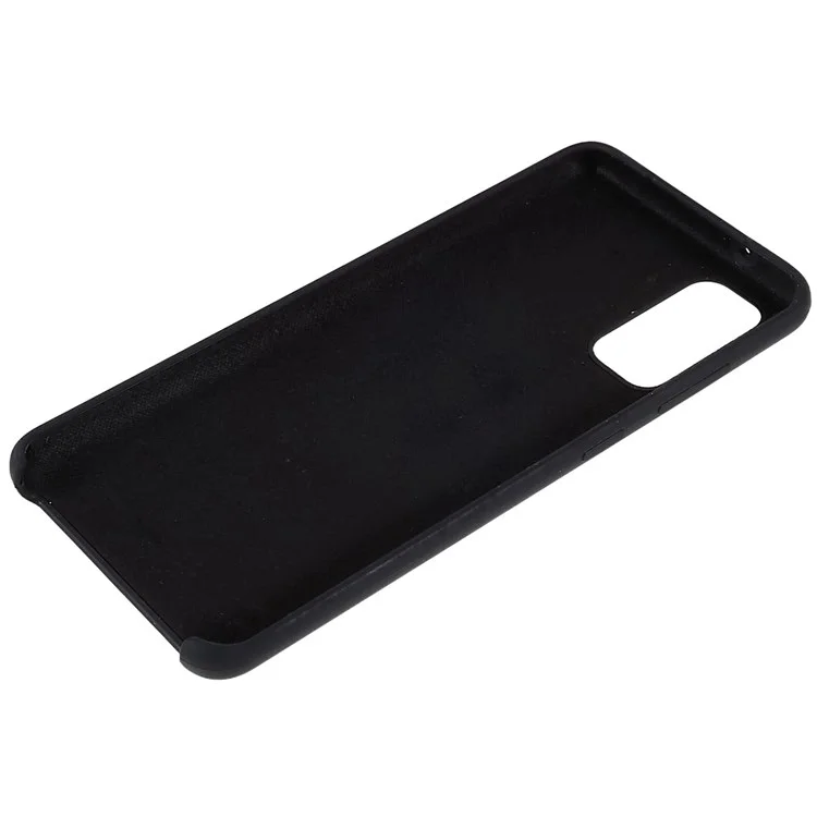 Pour Samsung Galaxy S20 5g / 4g Premium Solid State Silicone Phone Case Mobile Phone Protector - le Noir