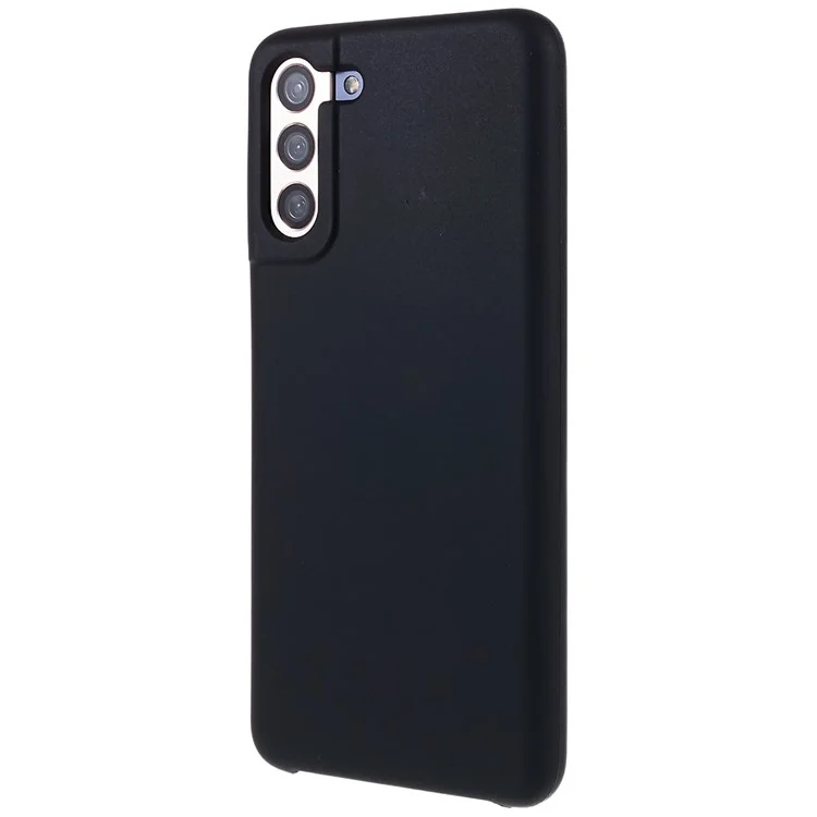 Para Samsung Galaxy S21 4G/5G Case de Teléfonos Inteligentes Soft Soft Silicone Silicone Shock Thock Phone Protector - Negro