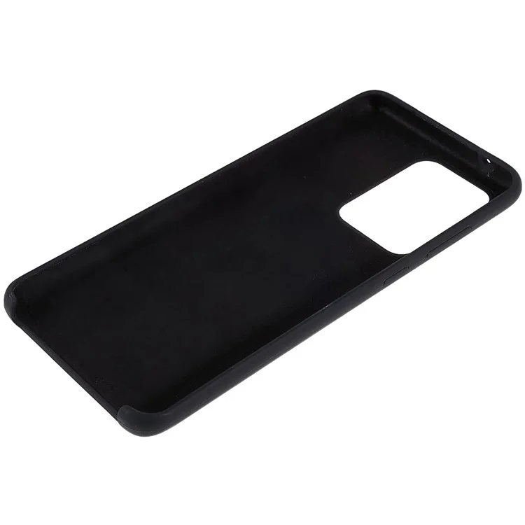 Pour Samsung Galaxy S20 Ultra Téléphone Covering Sac Premium Solid State Silicone Téléphone Silicone Protecteur De Téléphone Mobile - Le Noir