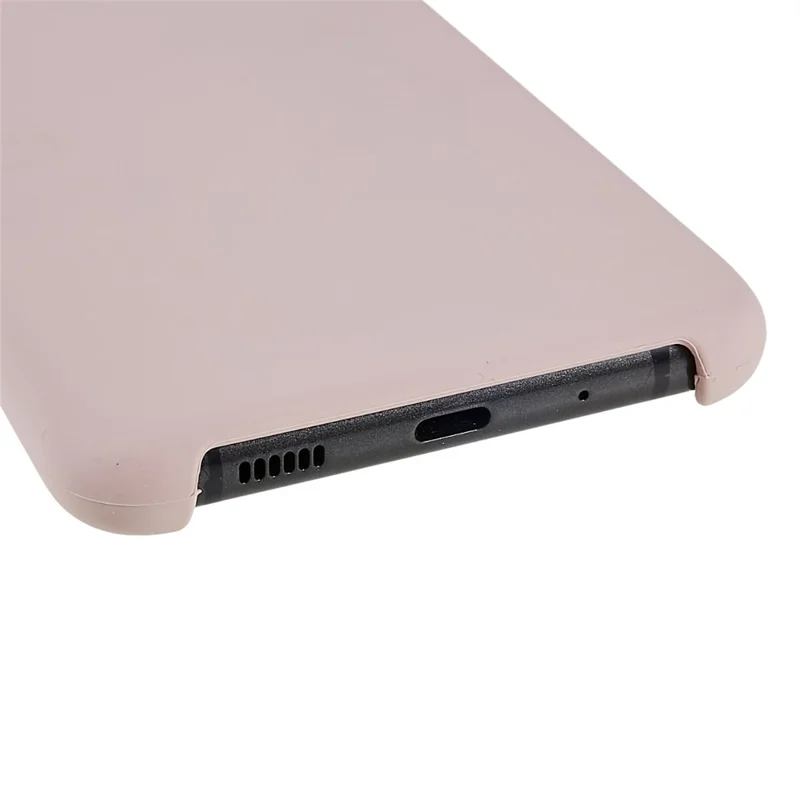 For Samsung Galaxy S20 Ultra Phone Covering Bag Premium Solid State Silicone Phone Case Mobile Phone Protector - Pink