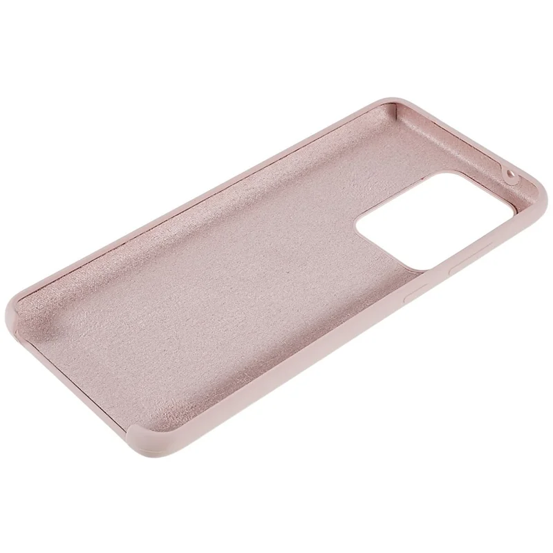 For Samsung Galaxy S20 Ultra Phone Covering Bag Premium Solid State Silicone Phone Case Mobile Phone Protector - Pink