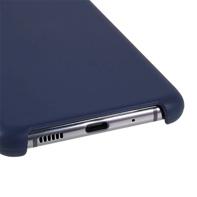 For Samsung Galaxy S20 Plus 5G/4G Phone Bag Case Durable Solid State Silicone Mobile Phone Protector Cover - Dark Blue