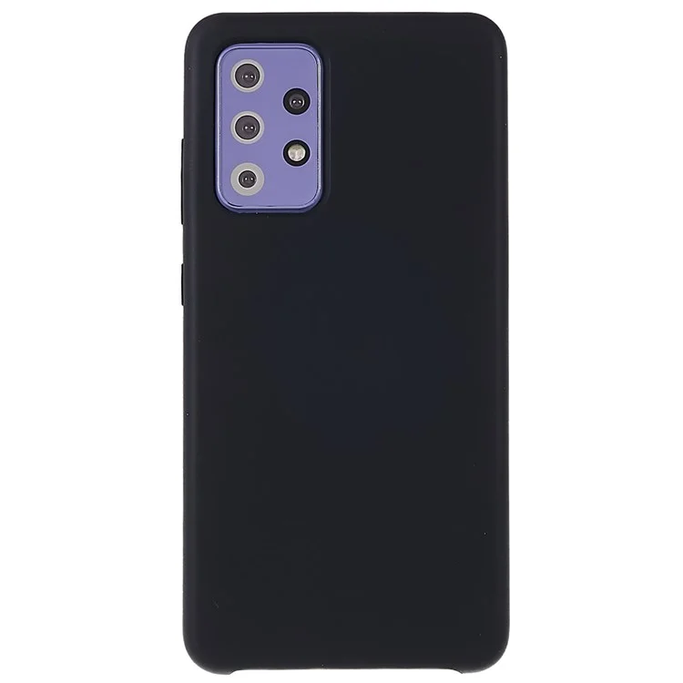 Para Samsung Galaxy A52 4G/5G/A52s 5G Capa Protetora Slim Silicone Capa de Telefone à Prova de Choque - Preta