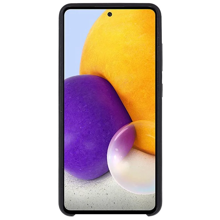 Para Samsung Galaxy A52 4G/5G/A52s 5G Capa Protetora Slim Silicone Capa de Telefone à Prova de Choque - Preta