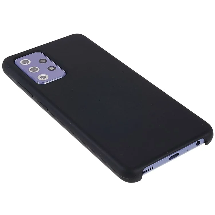 Para Samsung Galaxy A52 4G/5G/A52s 5G Capa Protetora Slim Silicone Capa de Telefone à Prova de Choque - Preta