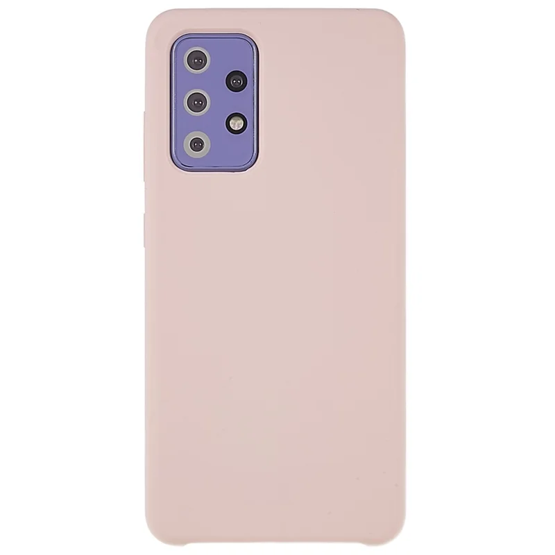 For Samsung Galaxy A52 4G/5G/A52s 5G Protective Slim Case Silicone Phone Cover Shockproof Phone Protector - Pink