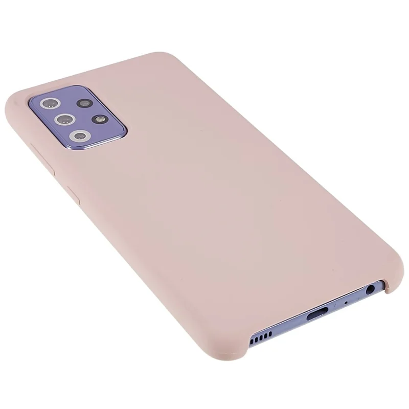 For Samsung Galaxy A52 4G/5G/A52s 5G Protective Slim Case Silicone Phone Cover Shockproof Phone Protector - Pink