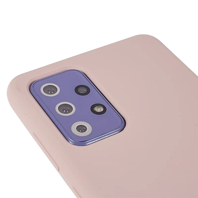 For Samsung Galaxy A52 4G/5G/A52s 5G Protective Slim Case Silicone Phone Cover Shockproof Phone Protector - Pink