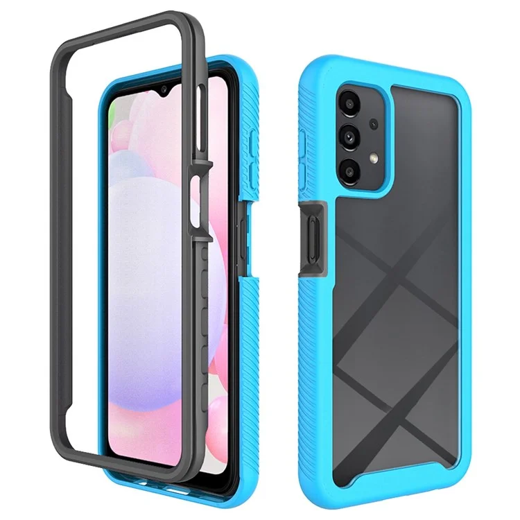 Para Samsung Galaxy A13 4G Clear Case Anti-amarelo Absorção - Bebê Azul