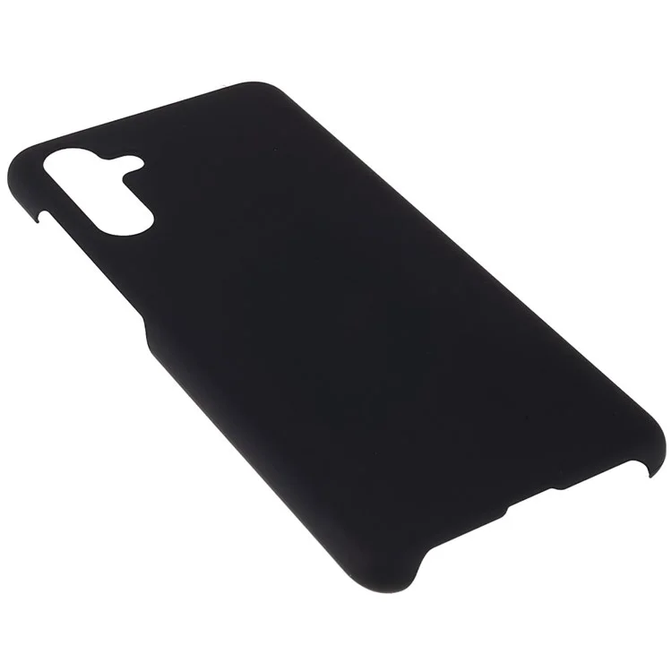 Pour Samsung Galaxy A13 5G Glossy Surface Hard PC Phone Case Anti-scratch Rubberized Protective Cover - Noir