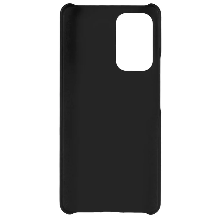 Para Samsung Galaxy A53 5G Cubierta de la Caja Del Teléfono de Protección de PC de Superficie Brillante de Goma, la Superficie Dura - Negro