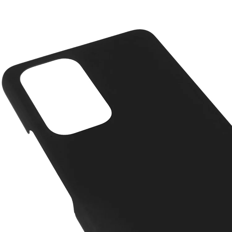 Para Samsung Galaxy A53 5G Cubierta de la Caja Del Teléfono de Protección de PC de Superficie Brillante de Goma, la Superficie Dura - Negro