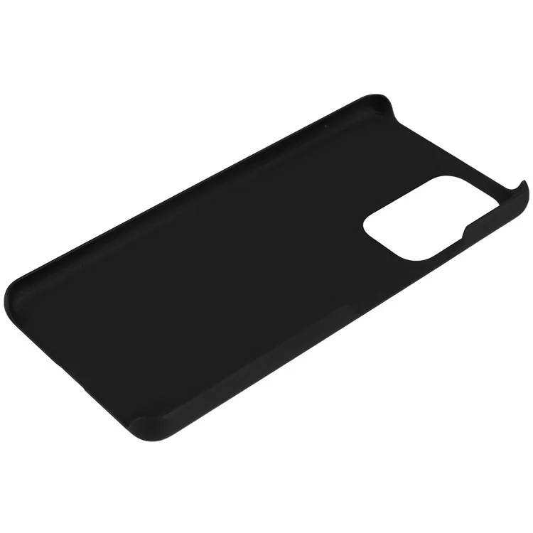 For Samsung Galaxy A53 5G Rubberized Glossy Surface Hard PC Protective Phone Case Cover - Black