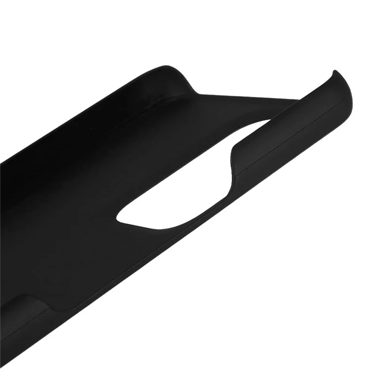 Pour Samsung Galaxy A53 5G Rubberized Glossy Surface Hard PC Protective Phone Case Cover - Noir
