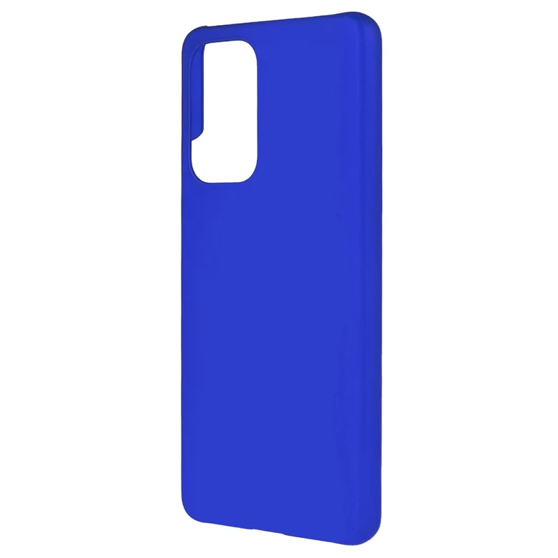 For Samsung Galaxy A53 5G Rubberized Glossy Surface Hard PC Protective Phone Case Cover - Blue