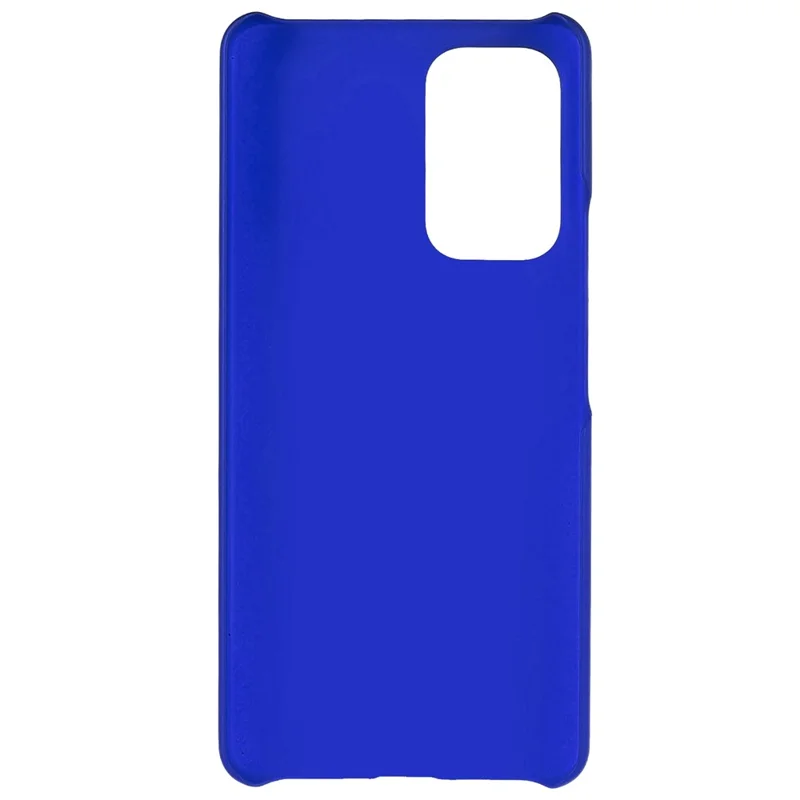 For Samsung Galaxy A53 5G Rubberized Glossy Surface Hard PC Protective Phone Case Cover - Blue