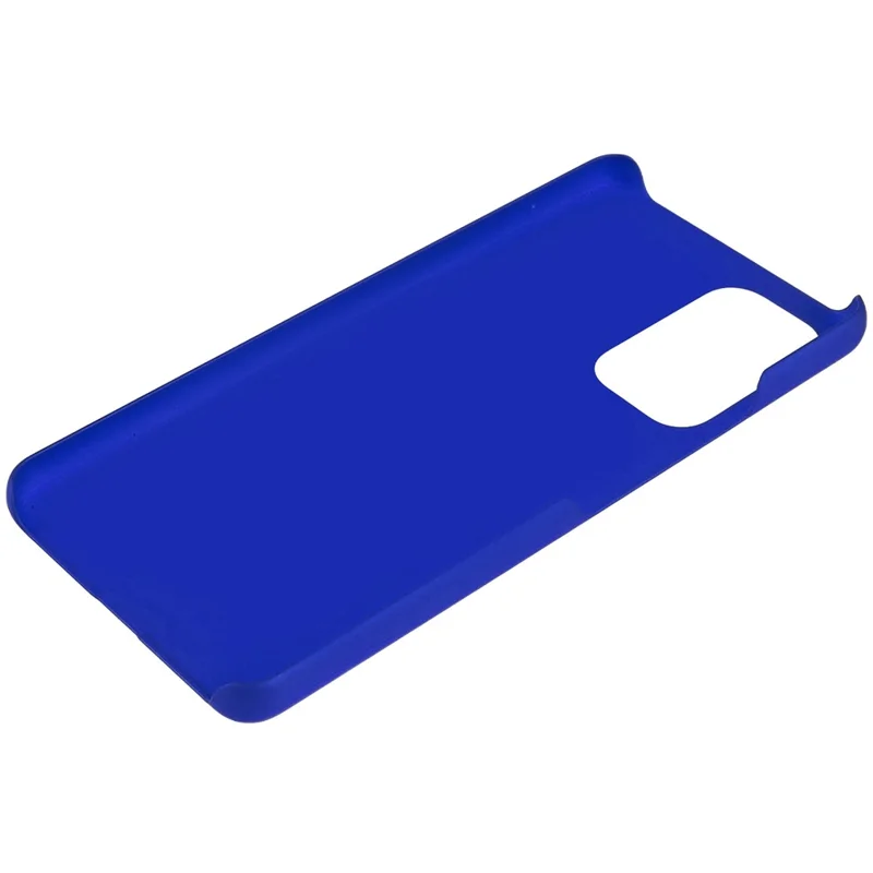 For Samsung Galaxy A53 5G Rubberized Glossy Surface Hard PC Protective Phone Case Cover - Blue