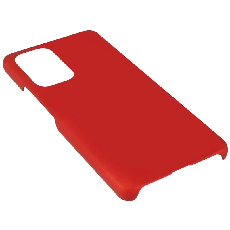 For Samsung Galaxy A53 5G Rubberized Glossy Surface Hard PC Protective Phone Case Cover - Red