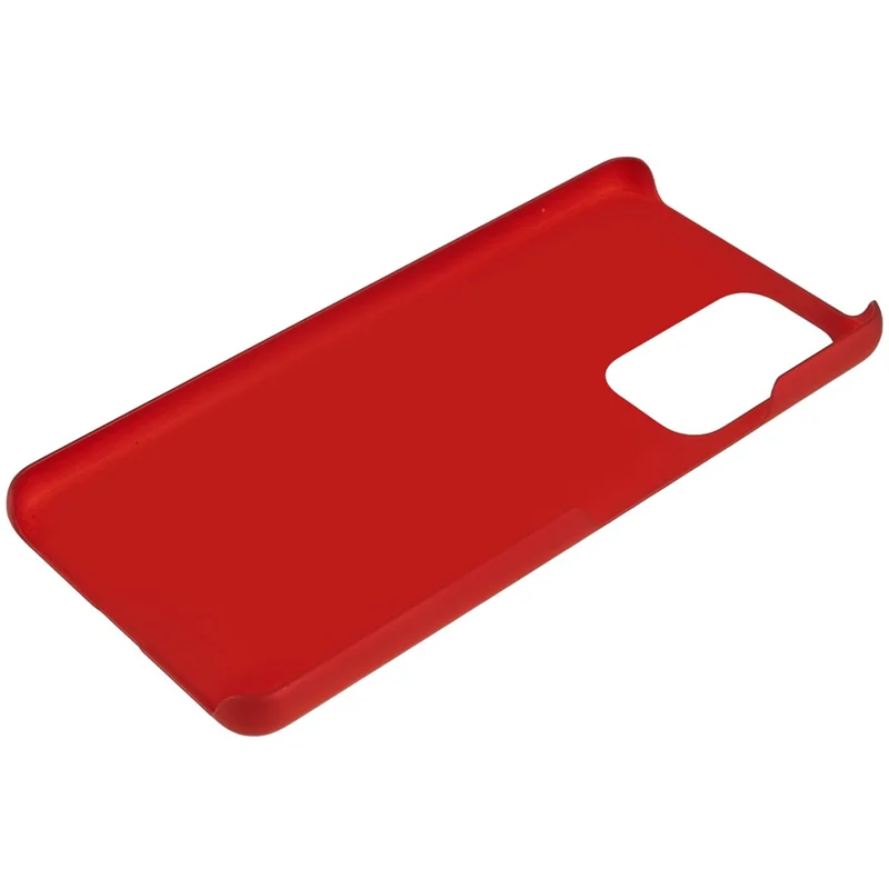 For Samsung Galaxy A53 5G Rubberized Glossy Surface Hard PC Protective Phone Case Cover - Red