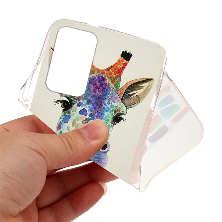 Для Samsung Galaxy A53 5G Pattern Printing Soft TPU Phone Case Fall Protection Back Cover - Flower