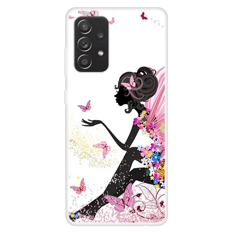 Pattern Printed Protective Case for Samsung Galaxy A23 5G (Global Version) / 4G Anti-drop Phone Cover Shockproof TPU Slim Case - Butterfly Girl