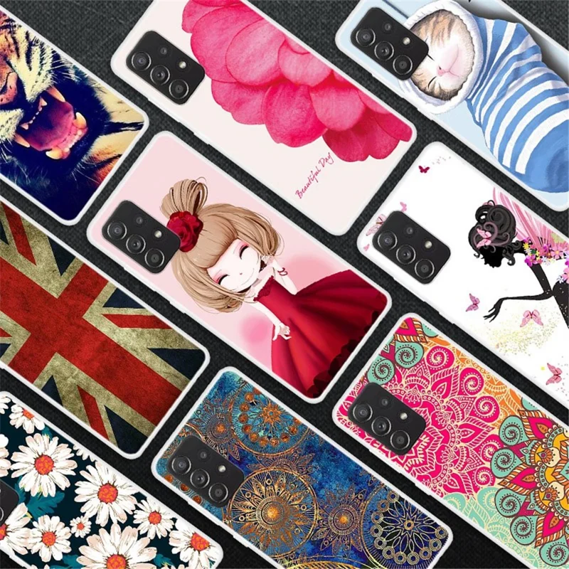 Pattern Printed Protective Case for Samsung Galaxy A23 5G (Global Version) / 4G Anti-drop Phone Cover Shockproof TPU Slim Case - Butterfly Girl