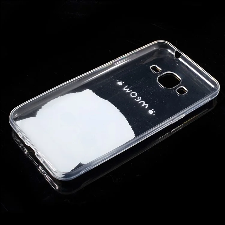 IMD Soft TPU Back Case for Samsung Galaxy J3 (2016) / J3 - Lovely Cat