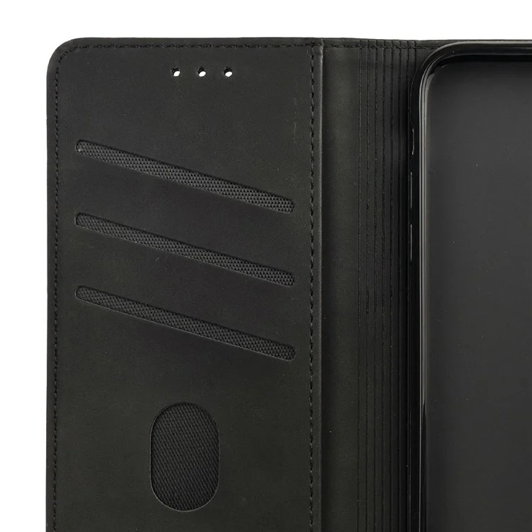 For Samsung Galaxy M23 5G/F23 5G Shockproof Phone Wallet Stand Cover Splicing Design PU Leather Anti-drop Case Shell - Black